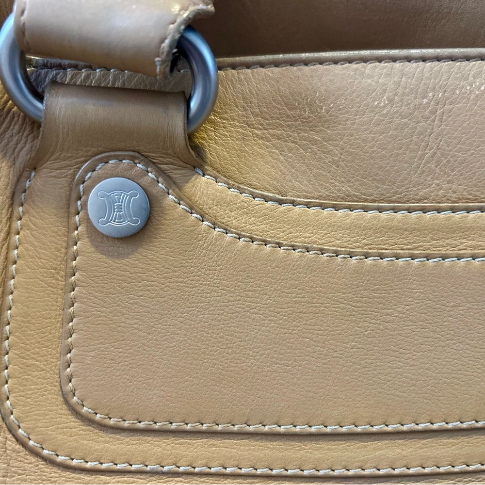 Vintage Celine Tan Leather Boogie bag - Picture 2 of 11